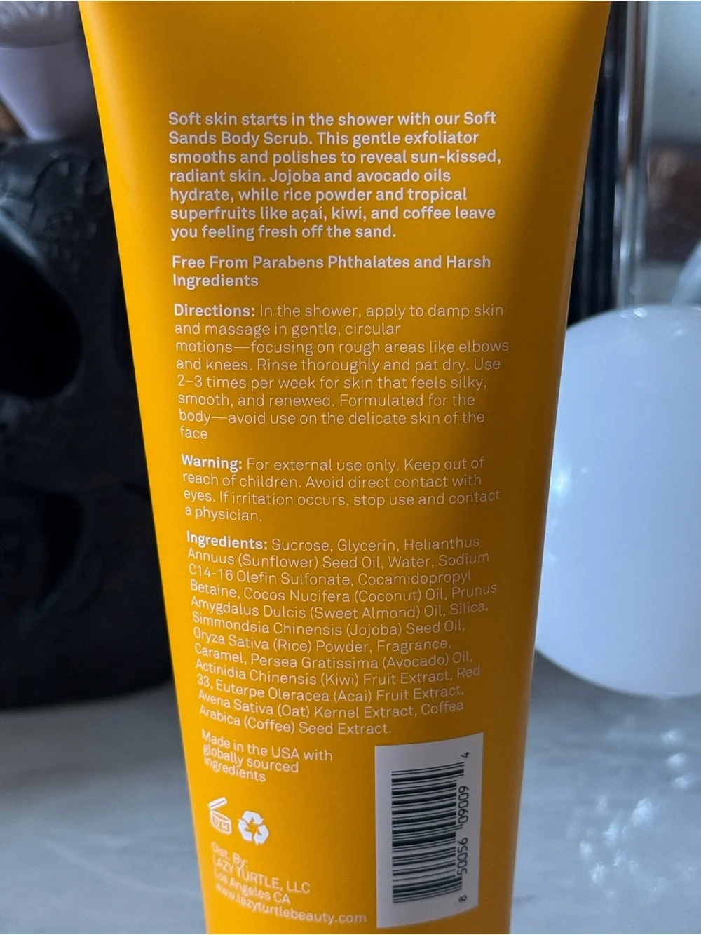 Lazy Turtle Soft Sands Body Scrub Sun Kissed Sugar